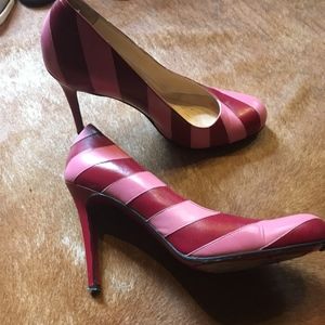 Red/Pink 4 inch Christian Louboutin heels
